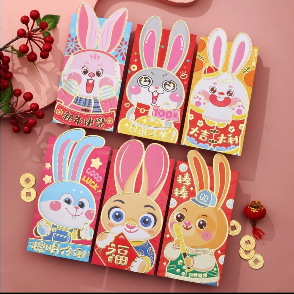 Chinese New Year Rabbit “red” envelopes